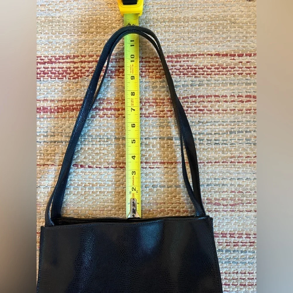 DESMO leather “snakeskin” shoulder bag